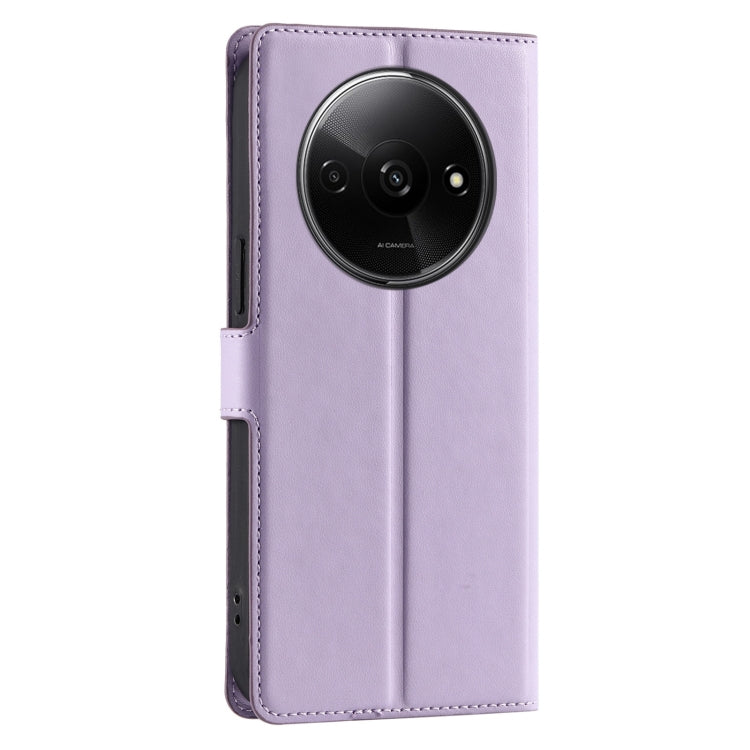 For Redmi A3 4G Global Voltage Ultra-thin Dot Leather Phone Case