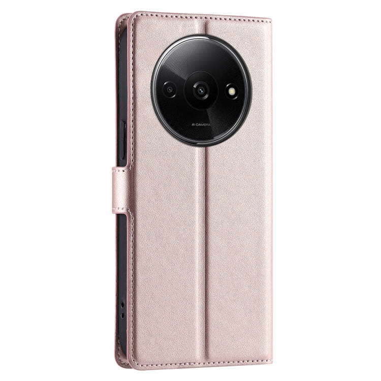 For Redmi A3 4G Global Voltage Ultra-thin Dot Leather Phone Case