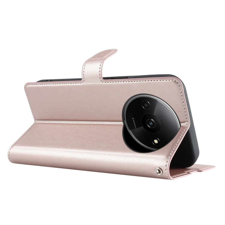 For Redmi A3 4G Global Voltage Ultra-thin Dot Leather Phone Case