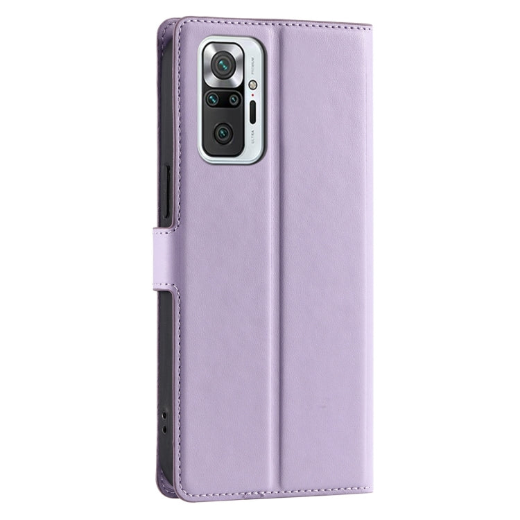 For Redmi Note 10 Pro 4G Global Voltage Ultra-thin Dot Leather Phone Case
