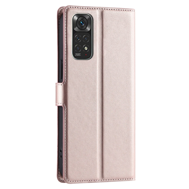 For Redmi Note 11S 4G / 11 4G Global Voltage Ultra-thin Dot Leather Phone Case