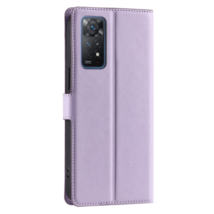 For Redmi Note 12 Pro 4G / 11 Pro 5G Global Voltage Ultra-thin Dot Leather Phone Case