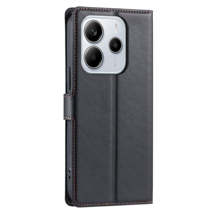For Redmi Note 14 Pro 4G Global Voltage Ultra-thin Dot Leather Phone Case