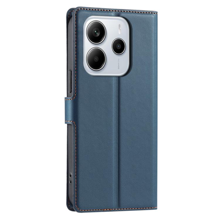 For Redmi Note 14 Pro 4G Global Voltage Ultra-thin Dot Leather Phone Case
