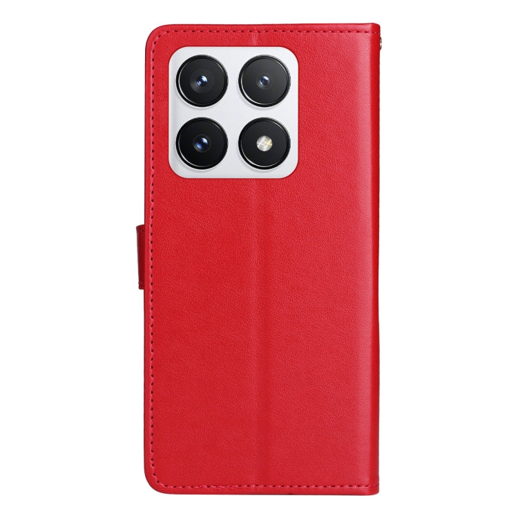 For Xiaomi 14T Pro Cat and Bee Embossed Flip Leather Phone Case