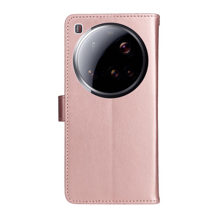 For Xiaomi 15 Ultra 5G Global Cat and Bee Embossed Flip Leather Phone Case