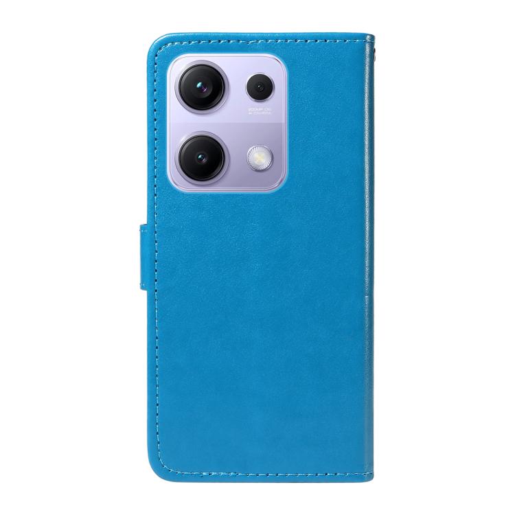 For Xiaomi Poco M6 Pro 4G Global Cat and Bee Embossed Flip Leather Phone Case