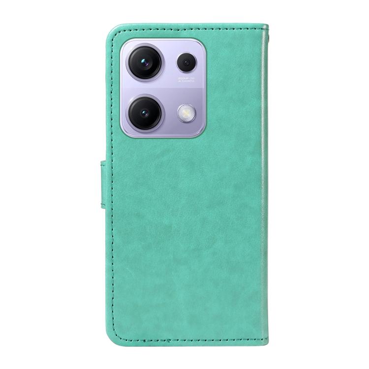 For Xiaomi Poco M6 Pro 4G Global Cat and Bee Embossed Flip Leather Phone Case