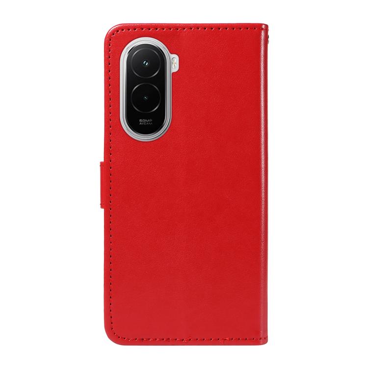 For Xiaomi Poco M7 4G 169mm Cat and Bee Embossed Flip Leather Phone Case
