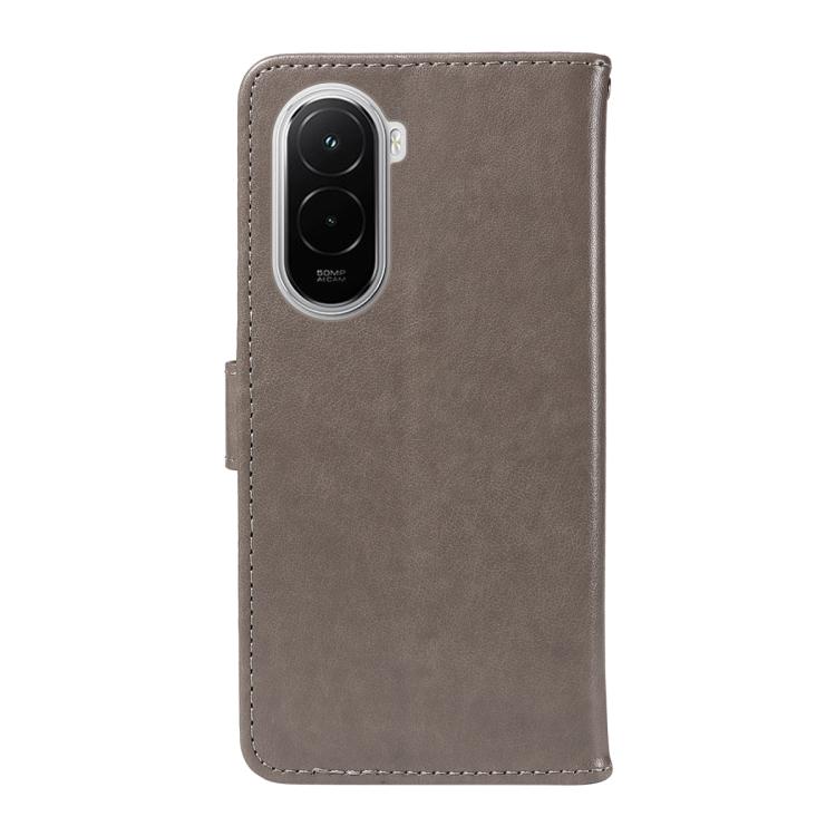 For Xiaomi Poco M7 4G 169mm Cat and Bee Embossed Flip Leather Phone Case