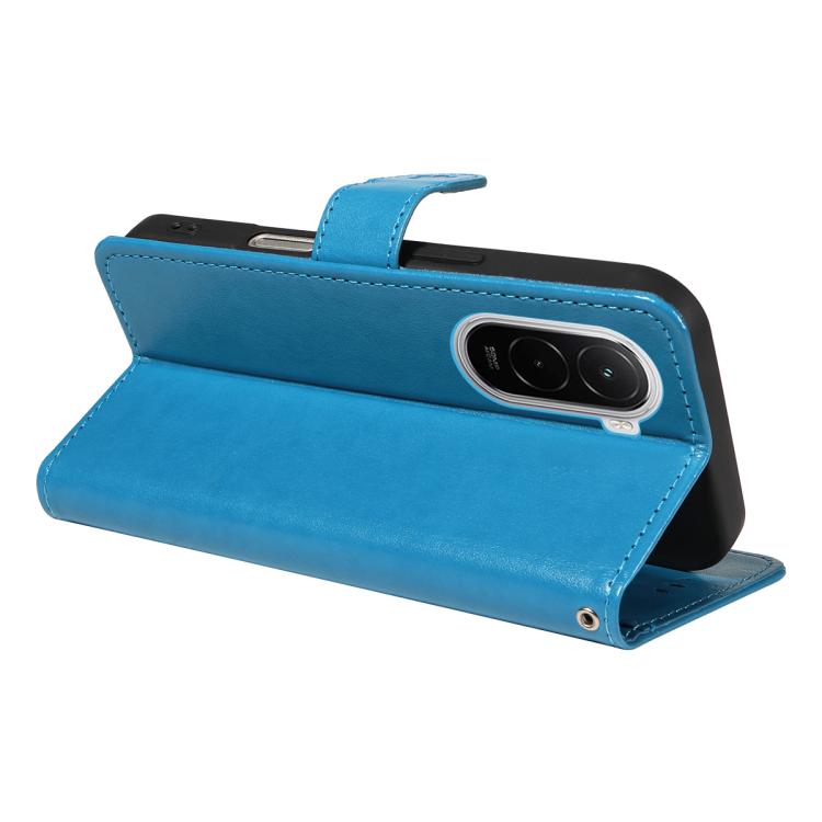For Xiaomi Poco M7 4G 169mm Cat and Bee Embossed Flip Leather Phone Case