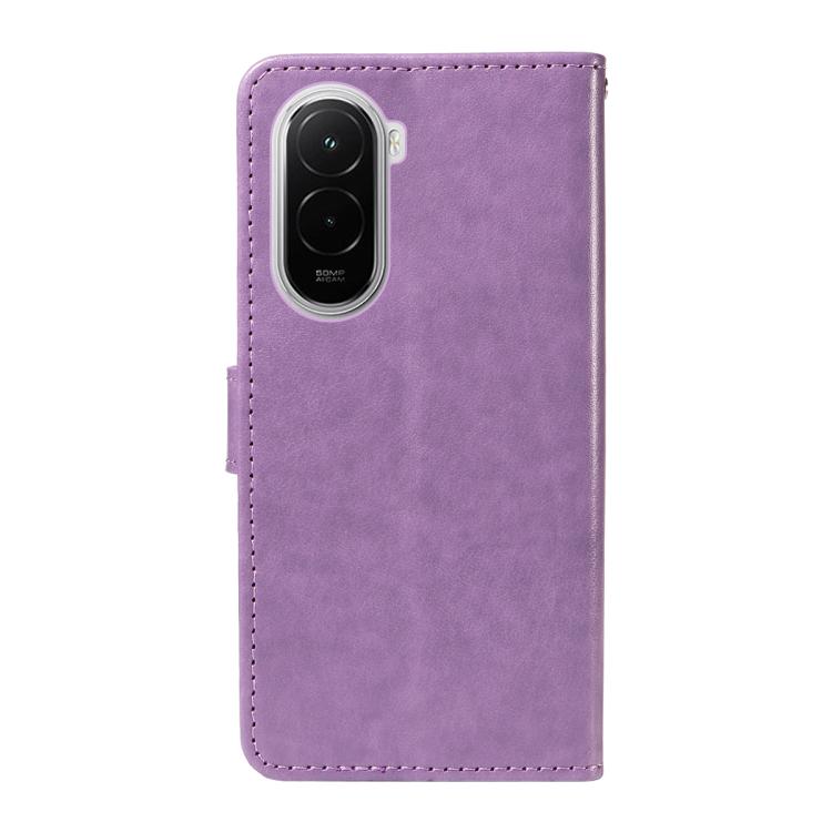 For Xiaomi Poco M7 4G 169mm Cat and Bee Embossed Flip Leather Phone Case