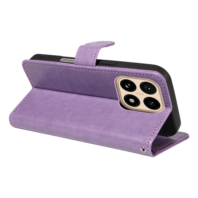 For Xiaomi 15T 5G Cat and Bee Embossed Flip Leather Phone Case