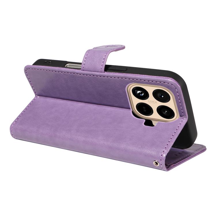 For Xiaomi 15T Pro 5G Cat and Bee Embossed Flip Leather Phone Case