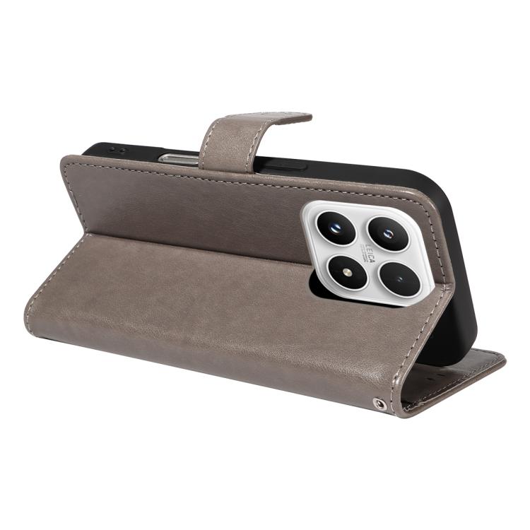 For Xiaomi 17 Cat and Bee Embossed Flip Leather Phone Case