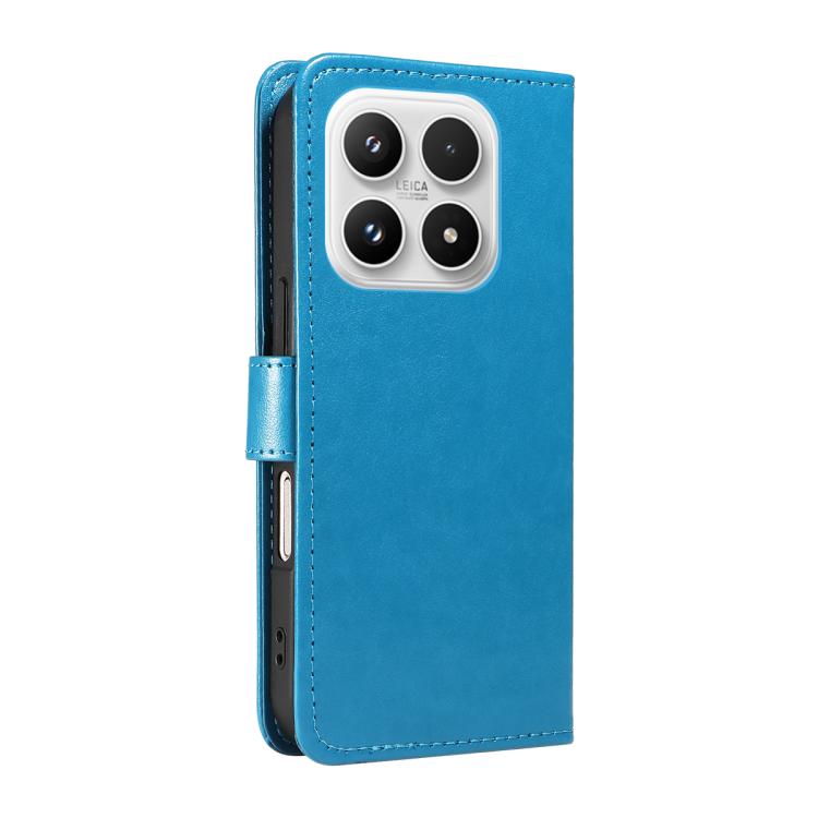 For Xiaomi 17 Cat and Bee Embossed Flip Leather Phone Case
