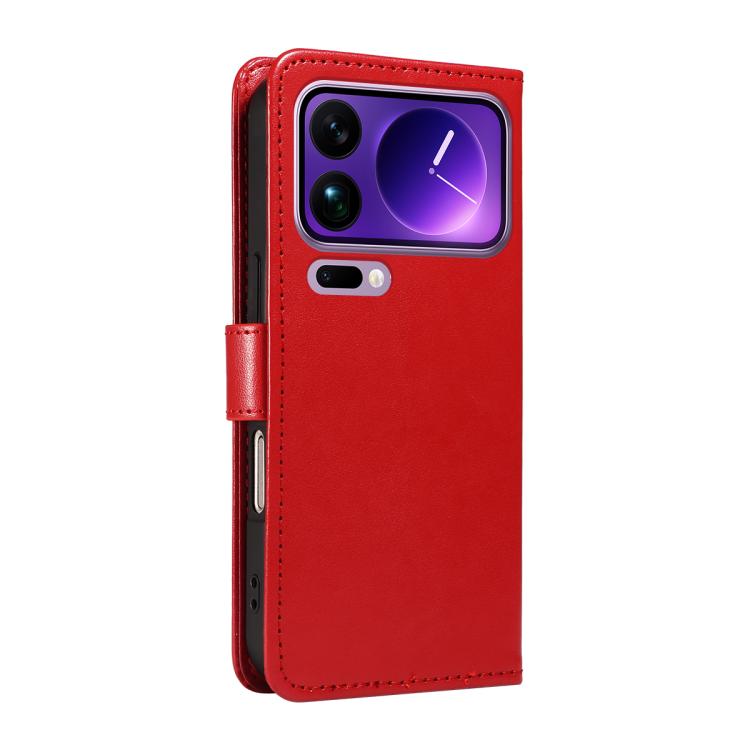 For Xiaomi 17 Pro Max Cat and Bee Embossed Flip Leather Phone Case