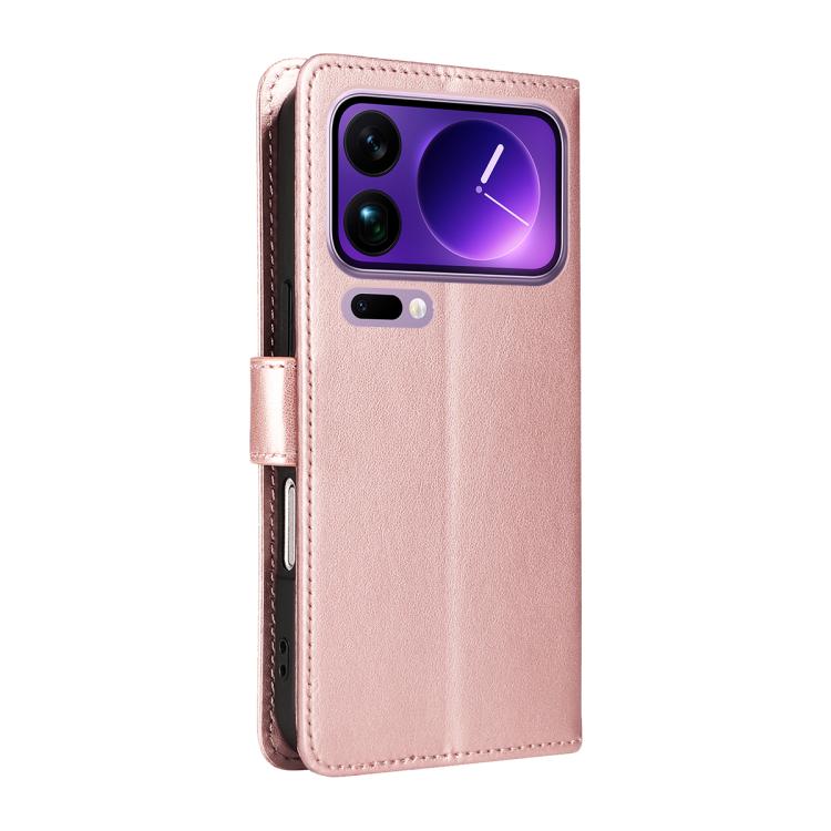 For Xiaomi 17 Pro Max Cat and Bee Embossed Flip Leather Phone Case