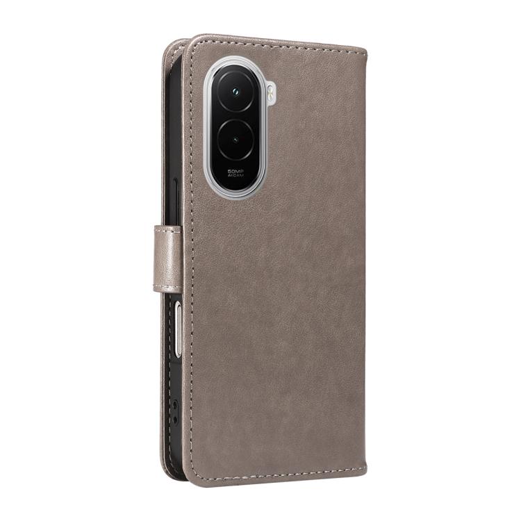 For Xiaomi Poco M7 4G 171mm Cat and Bee Embossed Flip Leather Phone Case