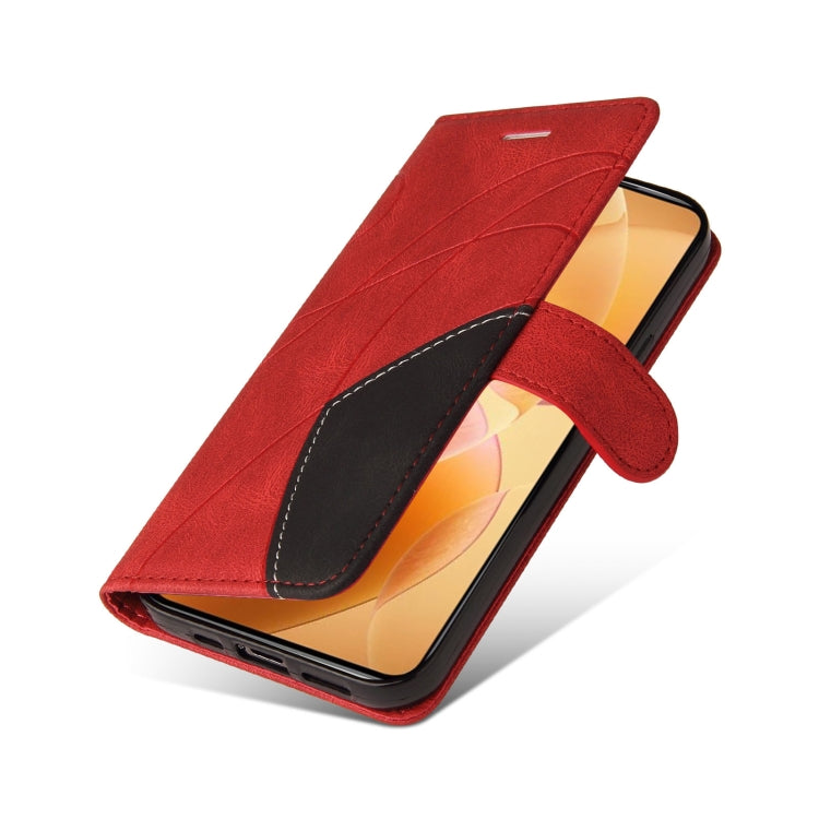 For Xiaomi 14T Pro Dual-color Splicing Flip Leather Phone Case