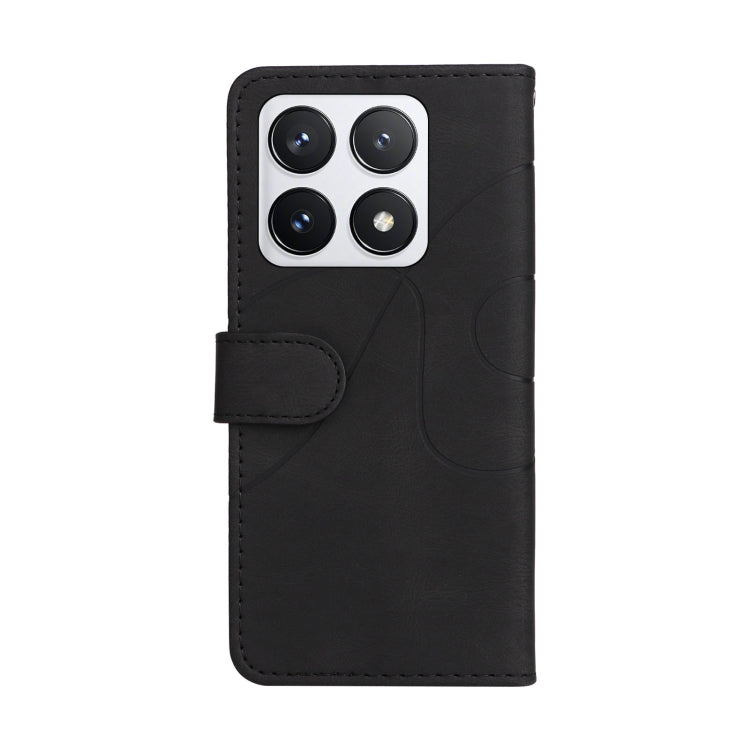For Xiaomi 14T Pro Dual-color Splicing Flip Leather Phone Case