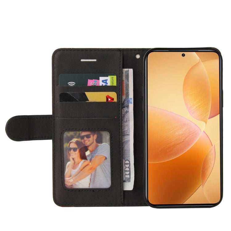 For Xiaomi 14T Pro Dual-color Splicing Flip Leather Phone Case
