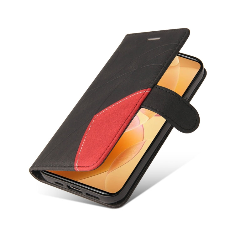 For Xiaomi 14T Pro Dual-color Splicing Flip Leather Phone Case