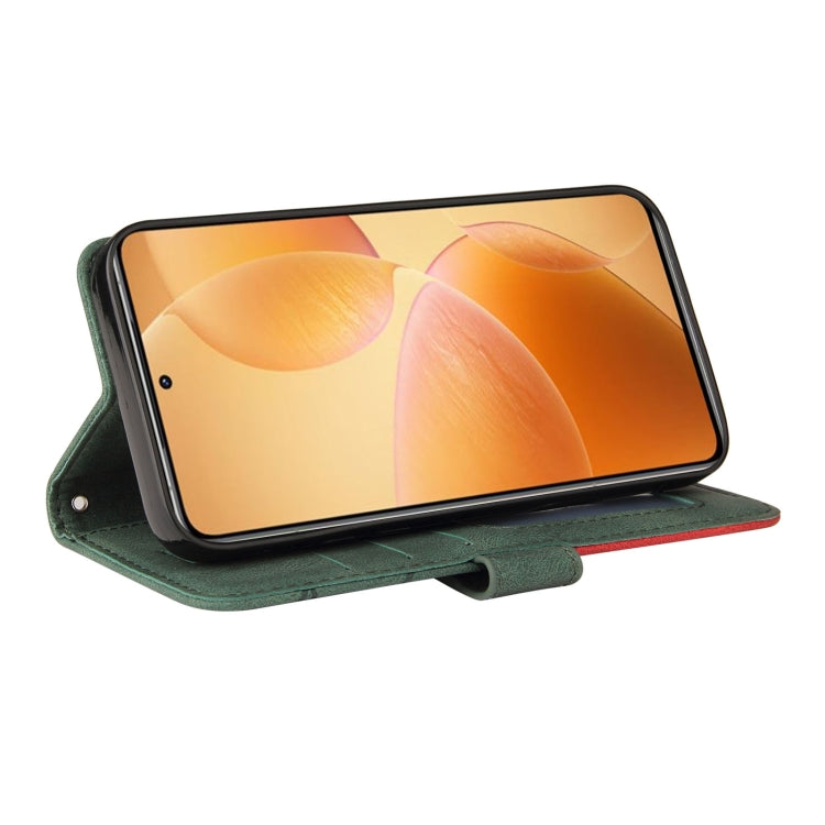 For Xiaomi 14T Pro Dual-color Splicing Flip Leather Phone Case