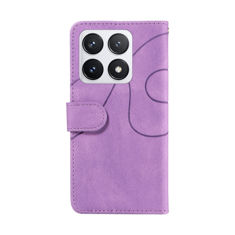 For Xiaomi 14T Pro Dual-color Splicing Flip Leather Phone Case