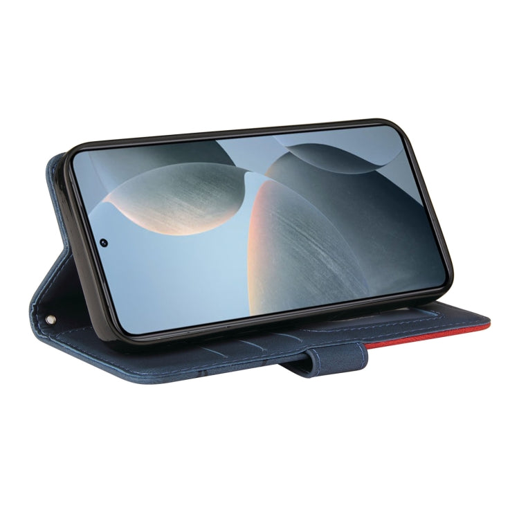 For Xiaomi 14T Dual-color Splicing Flip Leather Phone Case