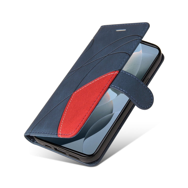 For Xiaomi 14T Dual-color Splicing Flip Leather Phone Case