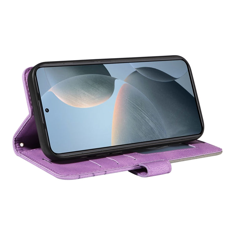 For Xiaomi 14T Dual-color Splicing Flip Leather Phone Case