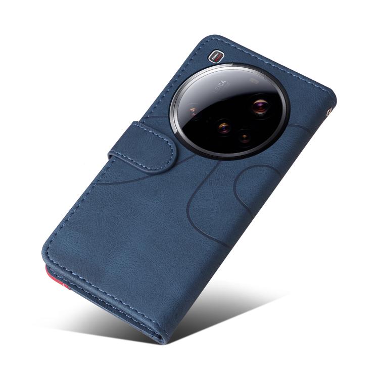 For Xiaomi 15 Ultra 5G Global Dual-color Splicing Flip Leather Phone Case