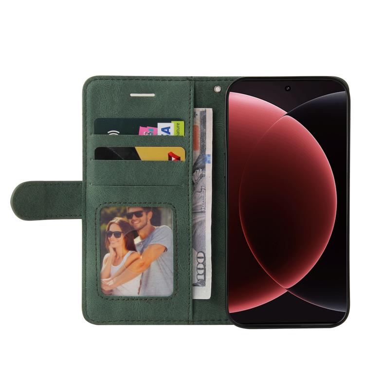 For Xiaomi 15 Ultra 5G Global Dual-color Splicing Flip Leather Phone Case