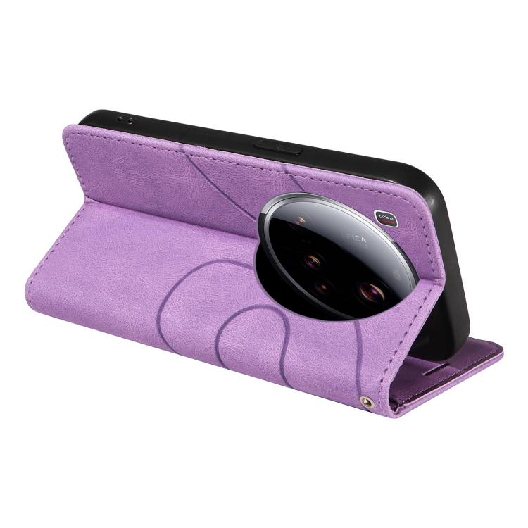 For Xiaomi 15 Ultra 5G Global Dual-color Splicing Flip Leather Phone Case