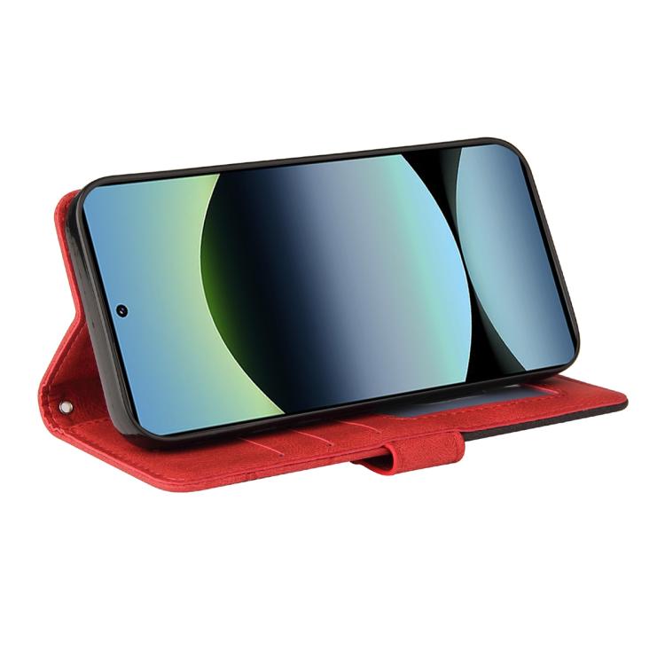 For Xiaomi Poco M6 Pro 4G Global Dual-color Splicing Flip Leather Phone Case