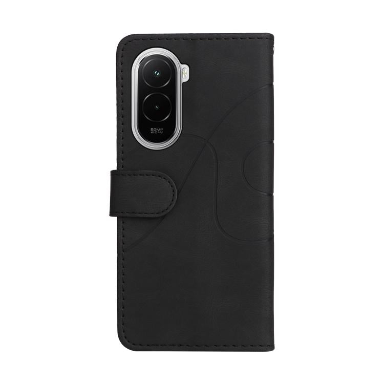 For Xiaomi POCO M7 4G 169mm Dual-color Splicing Flip Leather Phone Case