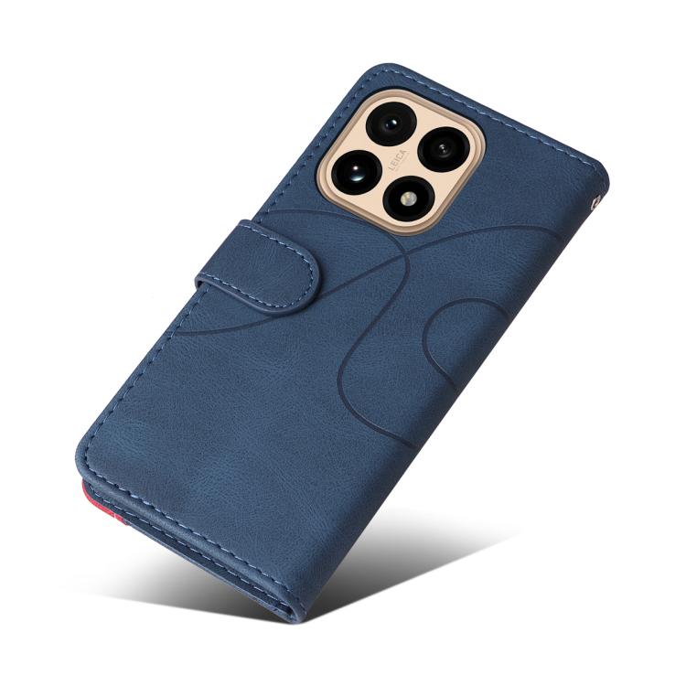 For Xiaomi 15T 5G Dual-color Splicing Flip Leather Phone Case