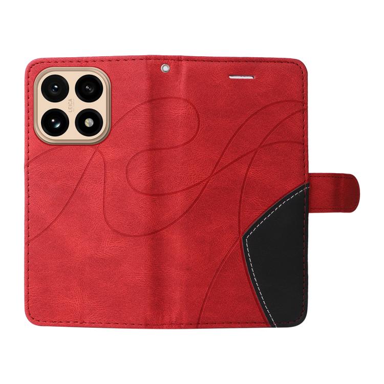 For Xiaomi 15T 5G Dual-color Splicing Flip Leather Phone Case