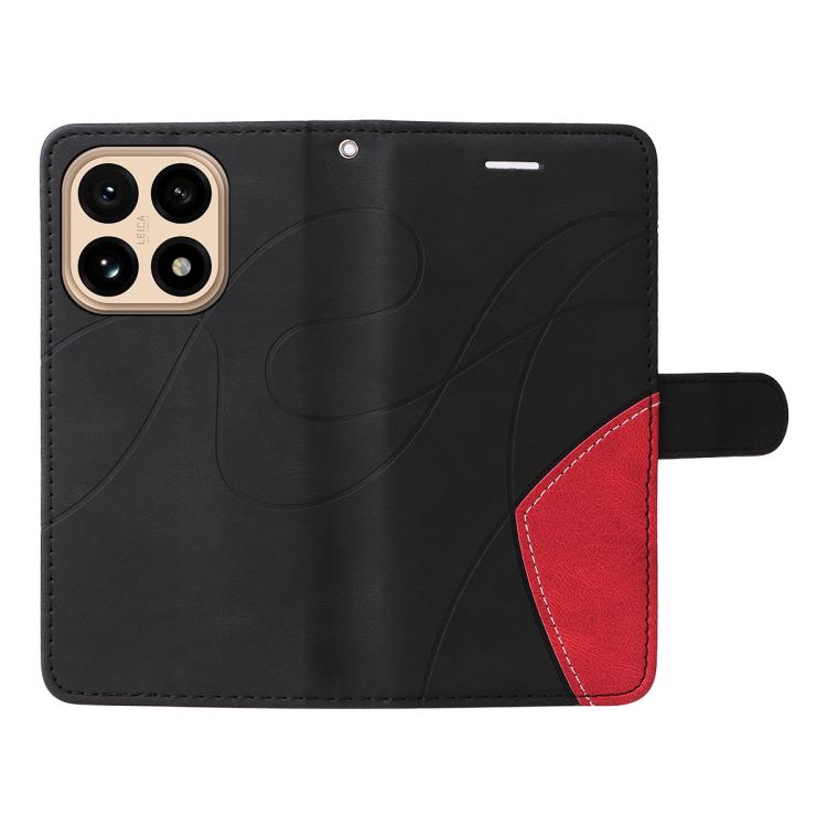 For Xiaomi 15T 5G Dual-color Splicing Flip Leather Phone Case