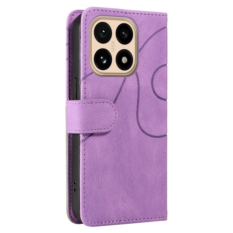 For Xiaomi 15T 5G Dual-color Splicing Flip Leather Phone Case