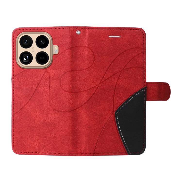 For Xiaomi 15T Pro 5G Dual-color Splicing Flip Leather Phone Case
