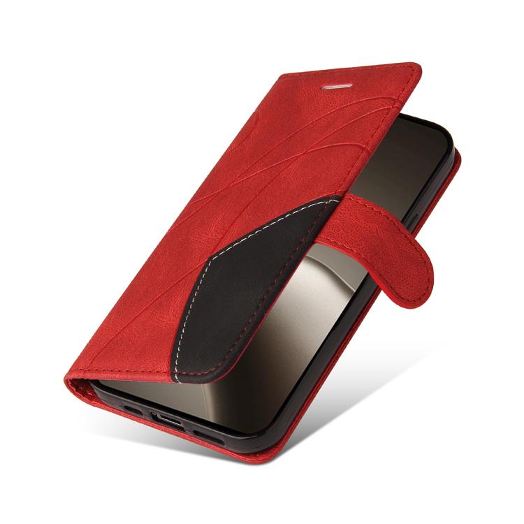 For Xiaomi 15T Pro 5G Dual-color Splicing Flip Leather Phone Case