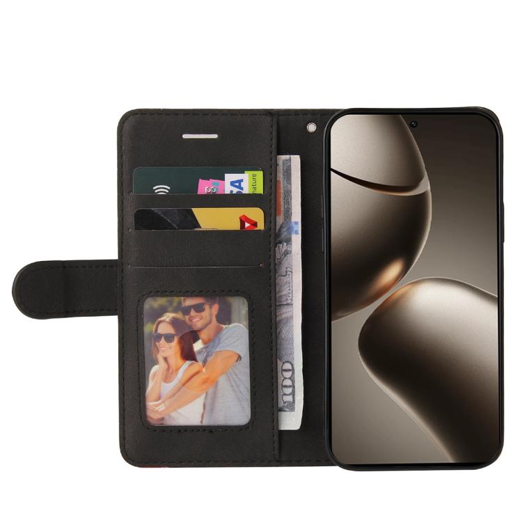For Xiaomi 15T Pro 5G Dual-color Splicing Flip Leather Phone Case