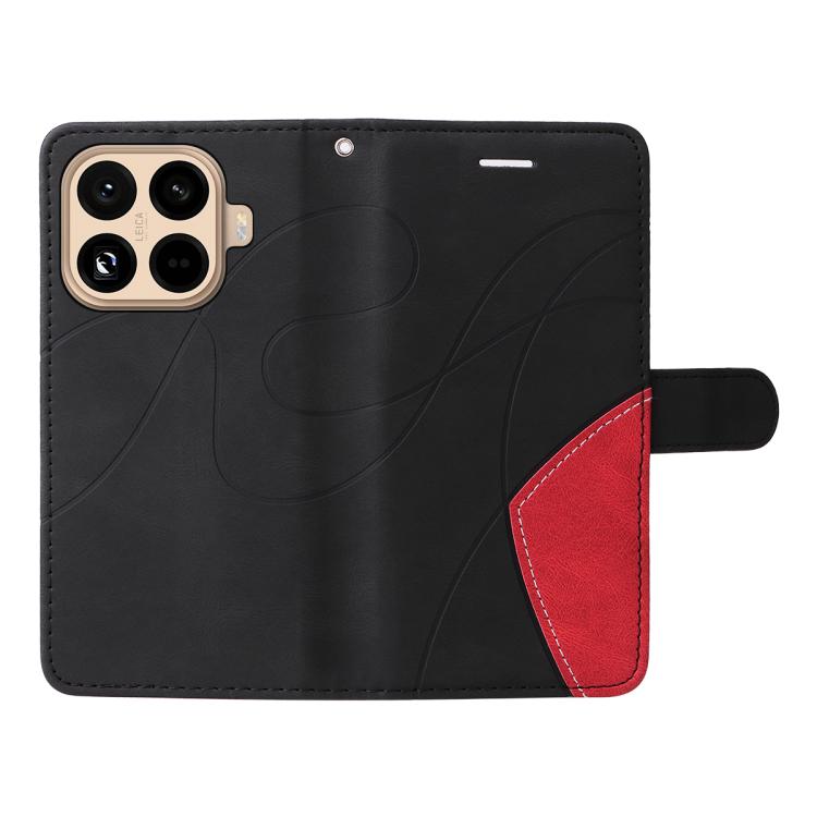 For Xiaomi 15T Pro 5G Dual-color Splicing Flip Leather Phone Case