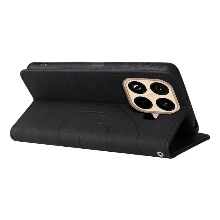 For Xiaomi 15T Pro 5G Dual-color Splicing Flip Leather Phone Case