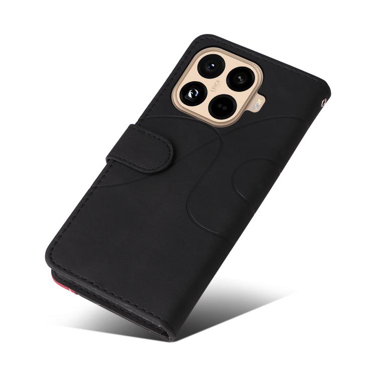 For Xiaomi 15T Pro 5G Dual-color Splicing Flip Leather Phone Case