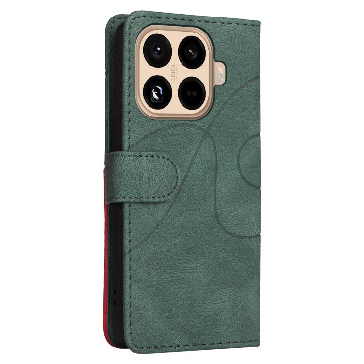 For Xiaomi 15T Pro 5G Dual-color Splicing Flip Leather Phone Case