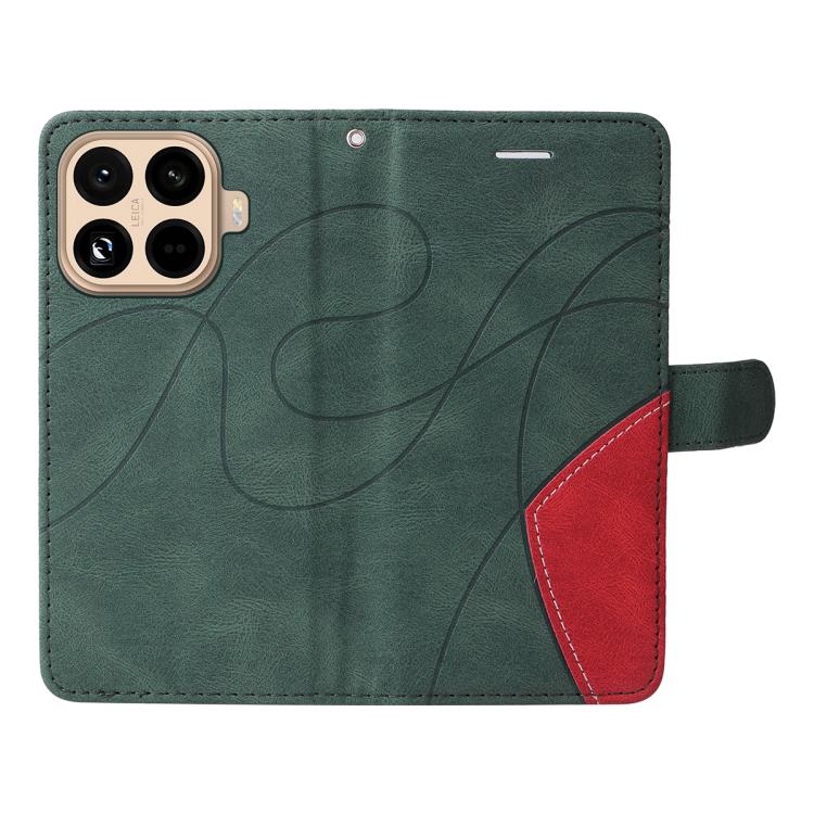 For Xiaomi 15T Pro 5G Dual-color Splicing Flip Leather Phone Case