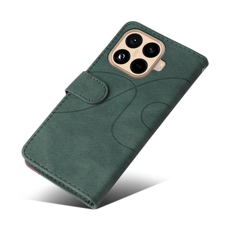 For Xiaomi 15T Pro 5G Dual-color Splicing Flip Leather Phone Case